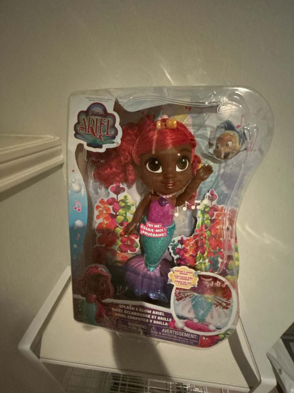 Disney Junior Splash & Glow Ariel Doll